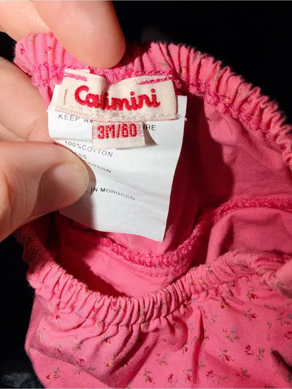 Catimini pink diaper
